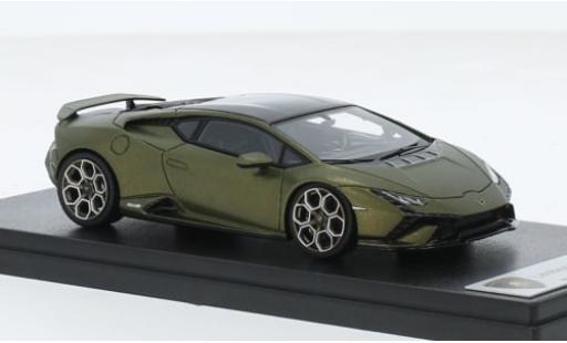 Modelauto Lamborghini Huracan Technica metallic olijfgroen 2022 1/43 Look Smart