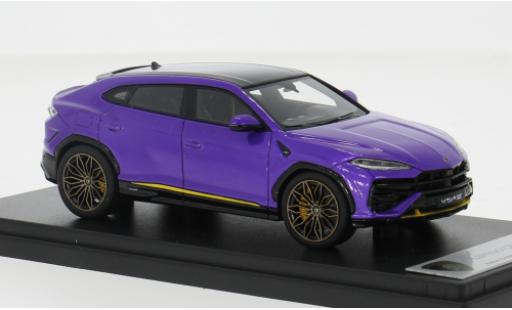 Modelauto Lamborghini Urus SE metallic paars/carbon 2024 1/43 Look Smart