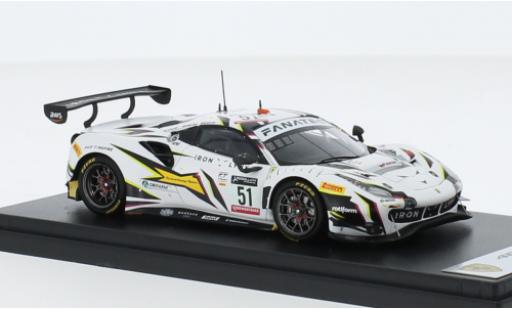 Modelauto Ferrari 488 GT3 EVO No.51 Iron Lynx 24h Spa 2022 1/43 Look Smart