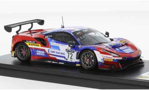 Modelauto Ferrari 488 GT3 EVO No.72 SMP Racing 24h Spa 2020 1/43 Look Smart