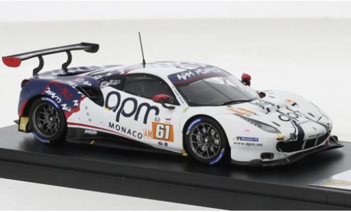 Modelauto Ferrari 488 GTE EVO No.61 AF Corse 24h Le Mans 2022 1/43 Look Smart