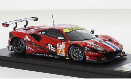 Modelauto Ferrari 488 GTE EVO No.71 Spirit of Race 24h Le Mans 2022 1/43 Look Smart