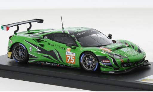 Modelauto Ferrari 488 GTE EVO No.75 Iron Lynx 24h Le Mans 2022 1/43 Look Smart