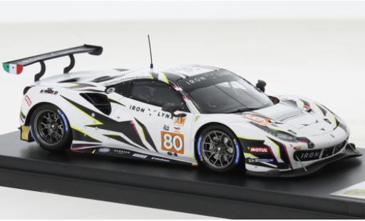 Modelauto Ferrari 488 GTE EVO No.80 Iron Lynx 24h Le Mans 2022 1/43 Look Smart