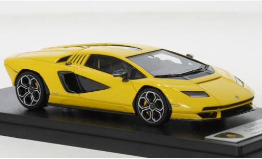 Modelauto Lamborghini Countach LPI 800-4 geel 2022 1/43 Look Smart
