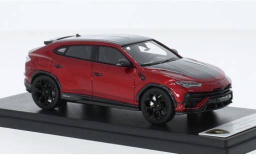 Modelauto Lamborghini Urus Performante metallic rood /zwart 2022 1/43 Look Smart