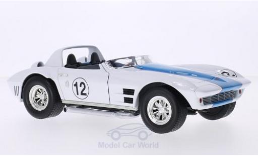 Modelauto Chevrolet Corvette course Grand Sport Roadster No.12 1964 1/18 Lucky Die Cast