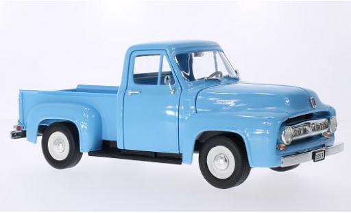 Modelauto Ford F-100 Pickup 00 Pick Up blauw 1953 1/43 Lucky Die Cast