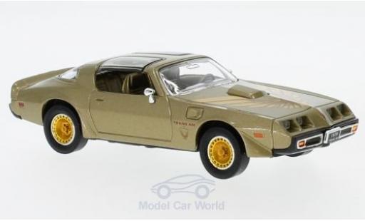 Modelauto Pontiac Firebird 1979 Trans Am gold/Dekor 1/43 Lucky Die Cast