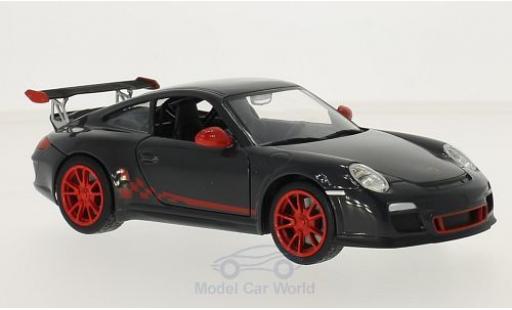 Modelauto Porsche 911 GT3 RS (II) grijs/rood 1/24 Lucky Die Cast