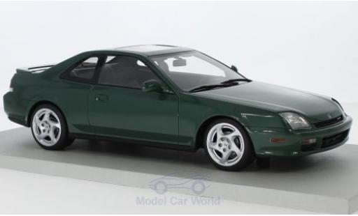 Modelauto Honda Prelude Base metallic groen 1997 1/18 Lucky Step Models