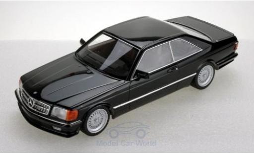 Modelauto Mercedes 560 Coupe SEC (C126) Lorinser zwart 1987 1/18 Lucky Step Models