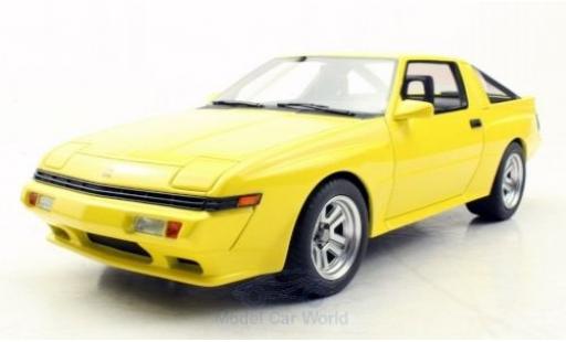 Modelauto Mitsubishi Starion Base geel 1987 1/18 Lucky Step Models