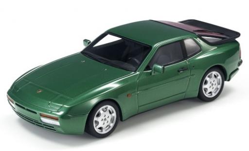 Modelauto Porsche 944 Turbo S metallic groen 1/18 Lucky Step Models