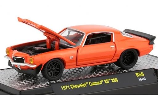 Modelauto Chevrolet Camaro SS 396 oranje 1971 1/64 M2 Machines