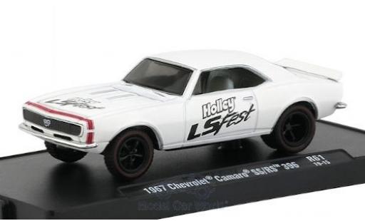 Modelauto Chevrolet Camaro SS /RS 396 wit/Dekor Holley LS Fest 1967 1/64 M2 Machines