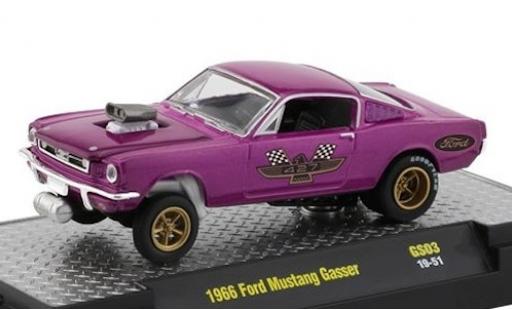 Modelauto Ford Mustang Gasser metallic lila 427 1966 1/64 M2 Machines