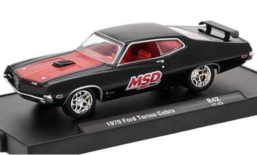 Modelauto Ford Torino Cobra zwart/rood MSD 1970 voiture-Drivers Release 42 sans Vitrine 1/64 M2 Machines