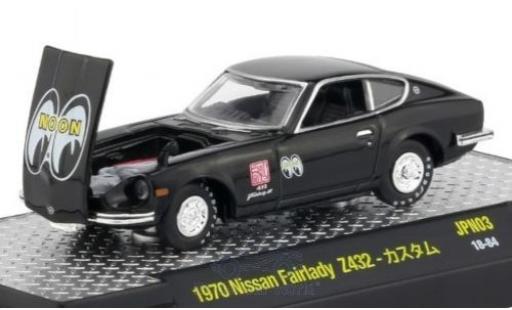 Modelauto Nissan Fairlady Z Z432 432 zwart 1970 1/64 M2 Machines