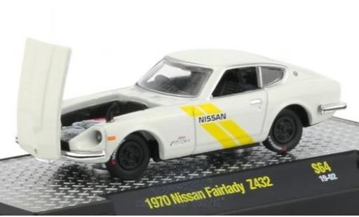 Modelauto Nissan Fairlady Z Z432 432 wit/Dekor RHD 1970 1/64 M2 Machines