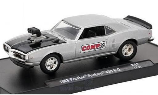 Modelauto Pontiac Firebird 1968 400 H.O. grijs/zwart Comp Cams Auto-Drivers Release 42 zonder Vitrine 1/64 M2 Machines
