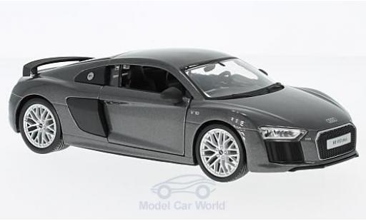Modelauto Audi R8 v10 plus metallic grijs 1/24 Maisto