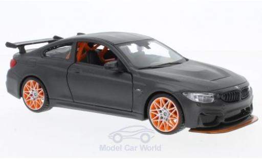 Modelauto Bmw M4 GTS mat-grijs 1/24 Maisto