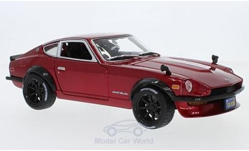 Modelauto Datsun 240Z Coupe metallic rood 1971 1/18 Maisto