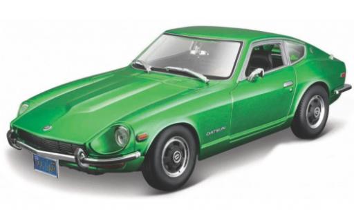 Modelauto Datsun 240Z Coupe metallic groen 1971 1/18 Maisto
