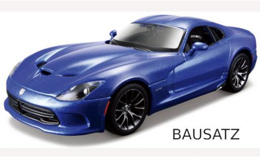 Modelauto Dodge Viper SRT GTS metallic blauw 2013 Bausatz 1/24 Maisto