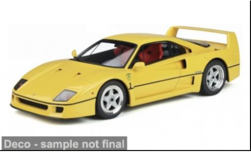 Modelauto Ferrari F40 Coupe geel 1995 1/64 Maisto