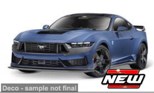 Modelauto Ford Mustang Dark Horse blauw/zwart 2024 1/43 Maisto