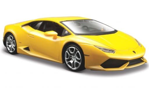 Modelauto Lamborghini Huracan LP 610-4 metallic geel 2014 1/24 Maisto