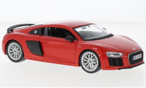 Modelauto Audi R8 v10 plus rood 1/24 Maisto