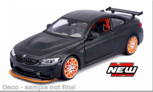 Modelauto Bmw M4 GTS mat-zwart 1/24 Maisto