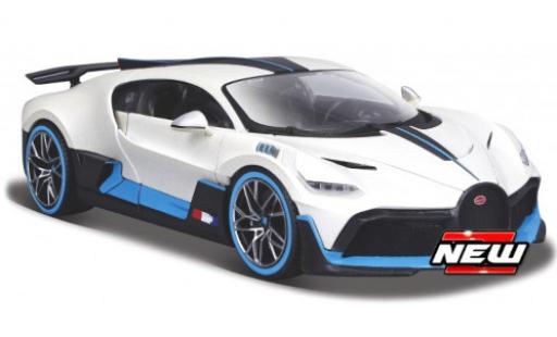 Modelauto Bugatti Divo coupe grijs/blauw 1/24 Maisto