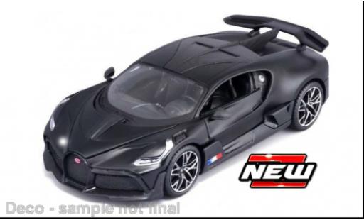 Modelauto Bugatti Divo coupe mat-zwart 1/24 Maisto