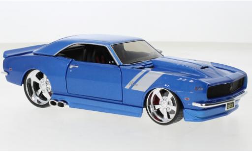 Modelauto Chevrolet Camaro Z28 metallic blauw 1968 1/24 Maisto