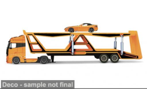 Modelauto Mercedes Actros Base 1851 geel 1/64 Maisto