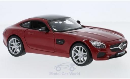 Modelauto Mercedes AMG GT Base rood/zwart 2015 1/24 Maisto