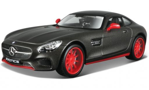 Modelauto Mercedes AMG GT Base metallic grijs 1/24 Maisto