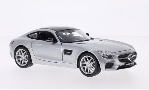 Modelauto Mercedes AMG GT Base grijs/zwart 2015 1/24 Maisto