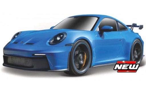 Modelauto Porsche 911 GT3 blauw 2022 1/18 Maisto