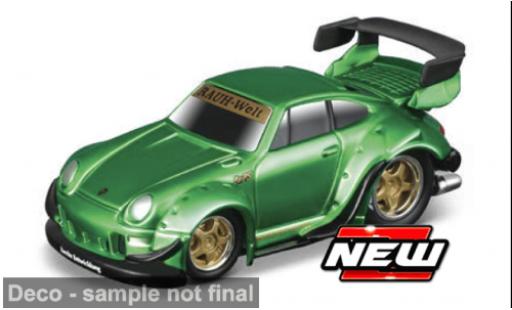 Modelauto Porsche 911 RWB groen 1/64 Maisto