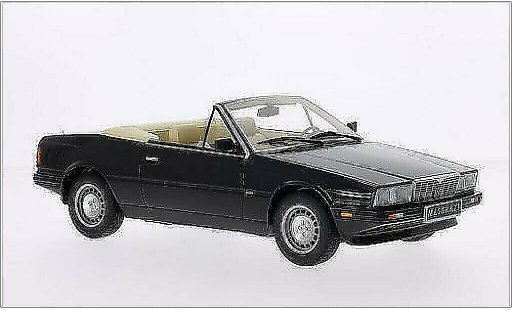 Maserati Biturbo Spyder 1/18 Minichamps zwart 1986 modelauto