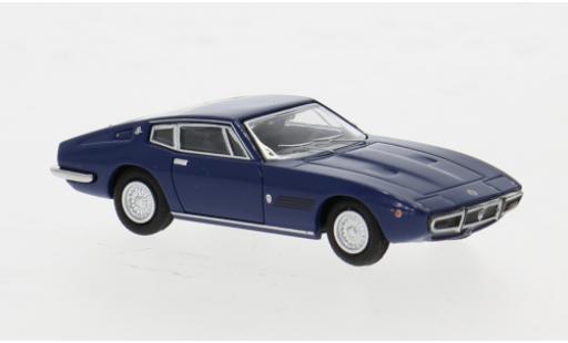 Modelauto Maserati Ghibli coupe blauw 1969 1/87 Minichamps
