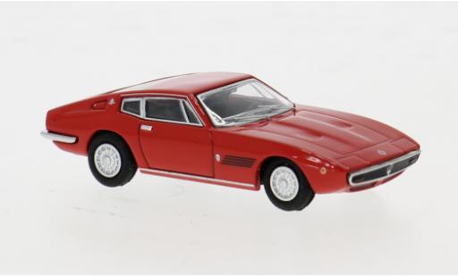 Modelauto Maserati Ghibli coupe rood 1/87 Minichamps