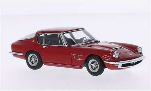 Maserati Mistral Coupe 1/43 Minichamps rood 1963 modelauto