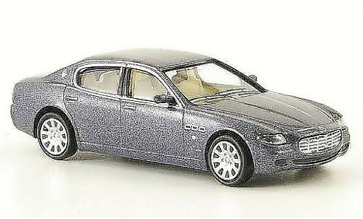 Maserati Quattroporte Base 1/87 Ricko blauw-grijs 2003 modelauto