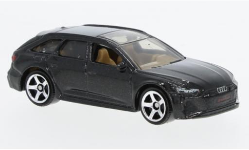 Modelauto Audi RS6 avant metallic zwart 2023 1/64 Matchbox